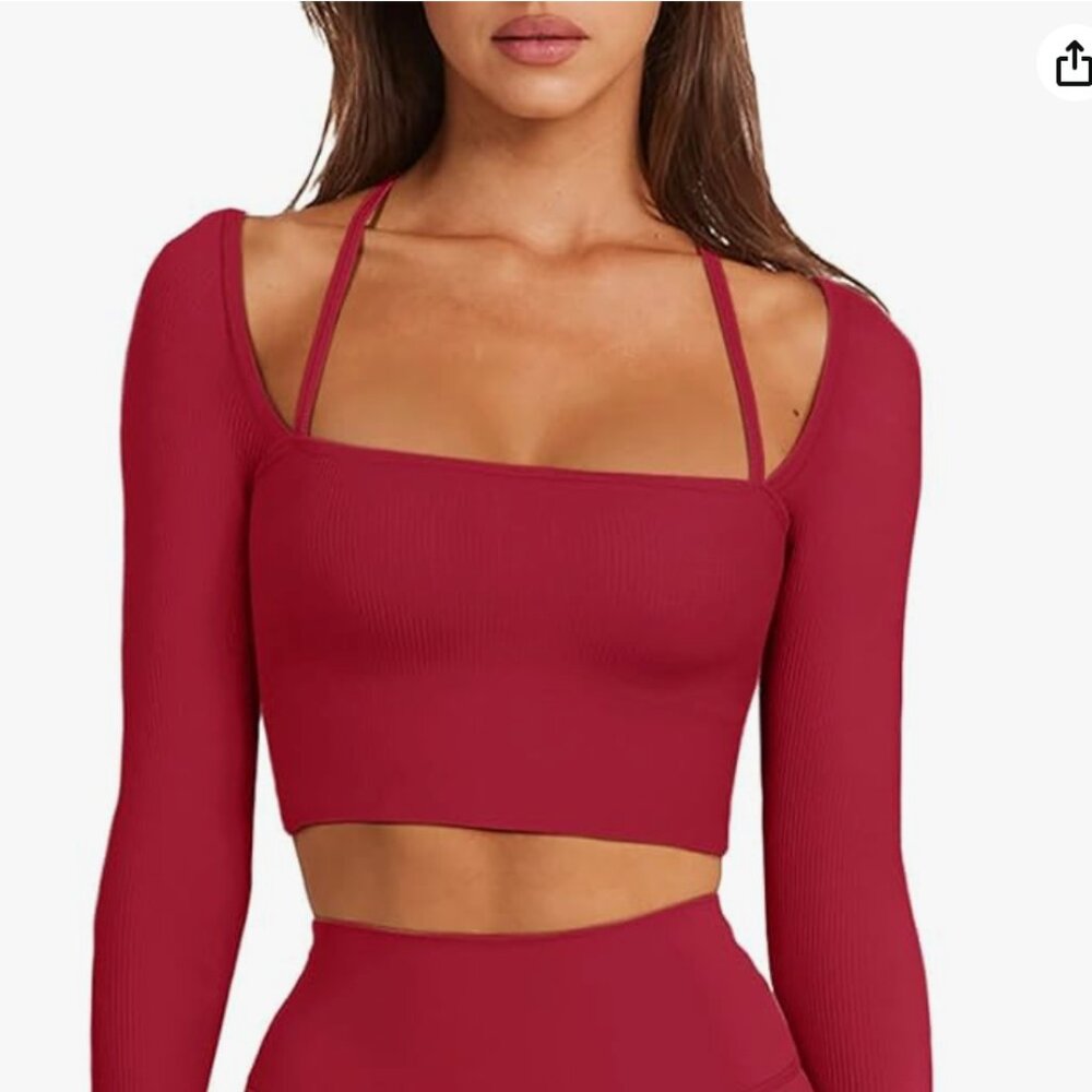 LASLULU Yoga Dance Top